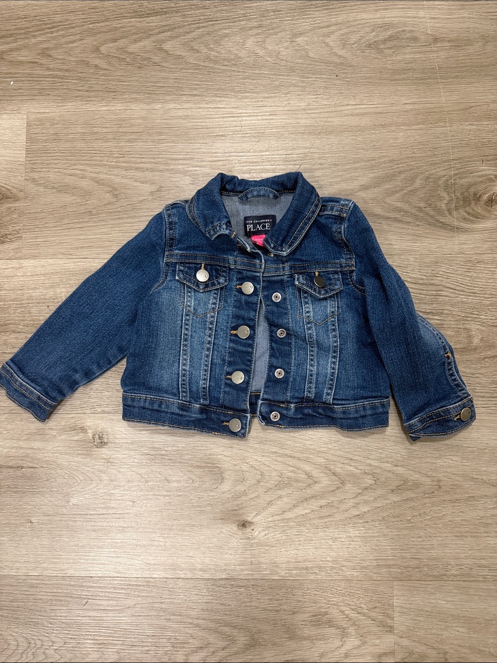 The Children's Place Dark Blue Denim Jacket for Kids